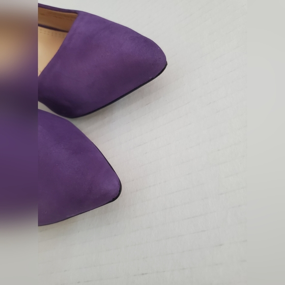Tory Burch Purple Suede Leather Pumps size 7.5 M. - Picture 12 of 14